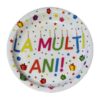ACC7 Set 10 Farfurii Petrecere "La Multi Ani"
