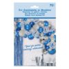 ARC7 Kit complet arcada 70 baloane Albastre & Silver - imagine 3