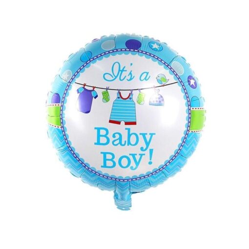 BL205 Balon Folie It's Baby Boy 45 cm - imagine 2