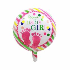 BL212 Balon Folie Welcome Baby Girl 45 cm