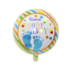 BL213 Balon Folie Welcome Baby Boy 45 cm