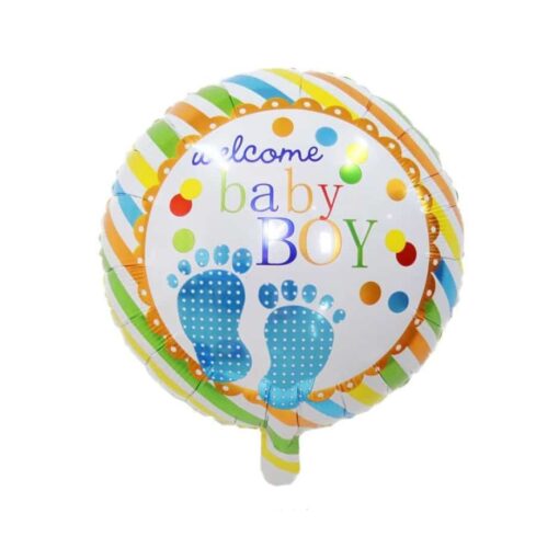 BL213 Balon Folie Welcome Baby Boy 45 cm