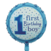 BL215 Balon Folie First Birthday Boy 45 cm