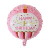 BL218 Balon Folie Happy 1st Birthday 45 cm