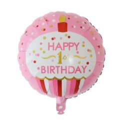 BL218 Balon Folie Happy 1st Birthday 45 cm