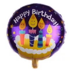 BL220 Balon Folie Tort Happy Birthday 45 cm