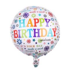 BL224 Balon Folie Happy Birthday Multiple Mesaje