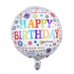 BL224 Balon Folie Happy Birthday Multiple Mesaje