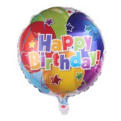 BL240 Balon Folie Happy Birthday Vesel Colorat