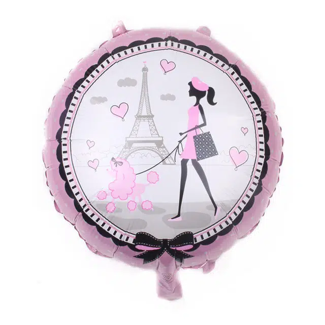 BL84 Balon Lady In Paris