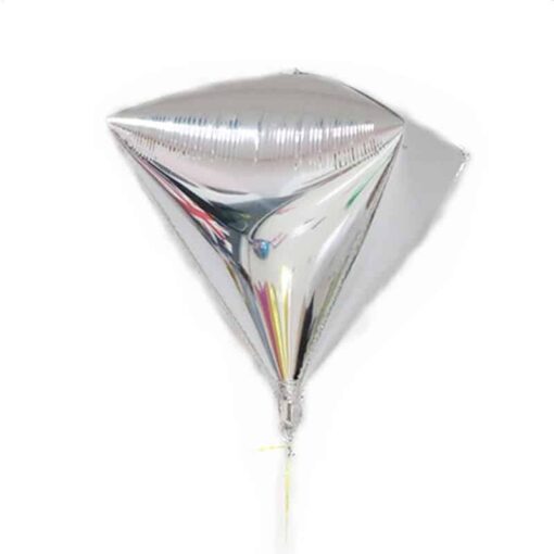 BL86-6 Balon Diamant/Piramida Argintiu