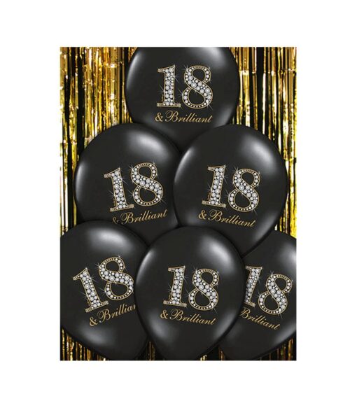 BLS102 Set 5 Baloane Majorat 18 & Brilliant - imagine 2