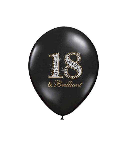 BLS102 Set 5 Baloane Majorat 18 & Brilliant - imagine 3