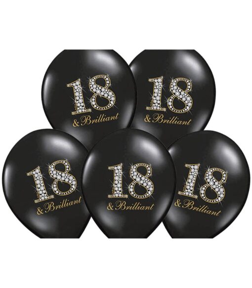 BLS102 Set 5 Baloane Majorat 18 & Brilliant