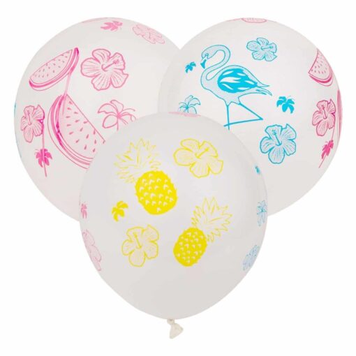 BLS106 Set 10 Baloane Latex Flamingo