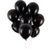 BLS121 Set 10 Baloane Party Negre
