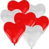 BLS135 Set 10 Baloane Imprimeu Inima
