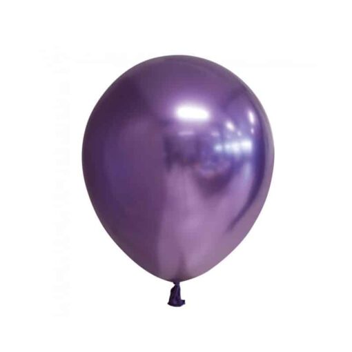 BLS200-11 Set 10 Baloane Mov Chrome 26 cm.