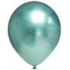 BLS200-12 Set 10 Baloane Verde Chrome 26 cm.