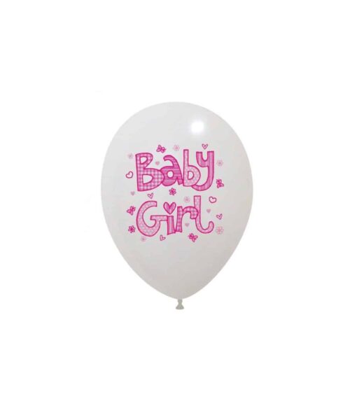 BLS47 Set 10 Baloane Premium Baby Girl