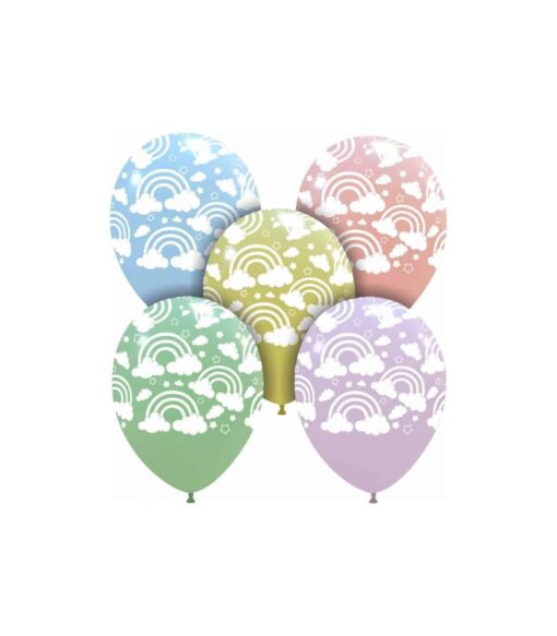 BLS55 Set 10 Baloane Pastel Curcubeu