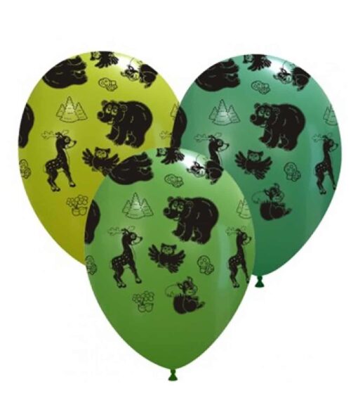 BLS83 Set 10 Baloane Animalute De Padure