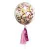 BM8-5 Balon Jumbo 46 cm Confetii Roz Gold