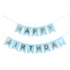 BNR4 Banner Happy Birthday Albastru