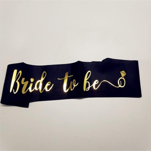 BR19 Esarfa Banderola Bride To Be - imagine 2