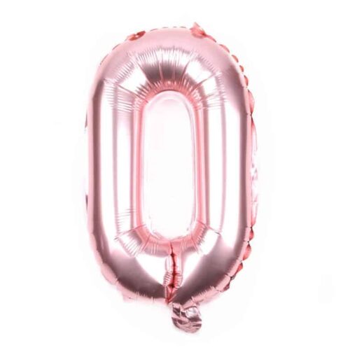 CFR1-0 Balon Cifra 0 Rose Gold 100 cm