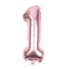 CFR1-1 Balon Cifra 1 Rose Gold 100 cm