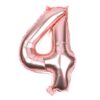 CFR1-4 Balon Cifra 4 Rose Gold 100 cm
