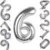 CFR5-6 Balon Cifra 6 Silver