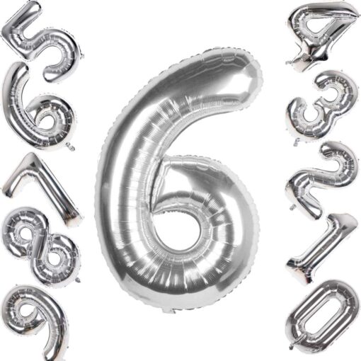 CFR5-6 Balon Cifra 6 Silver