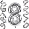 CFR5-8 Balon Cifra 8 Silver