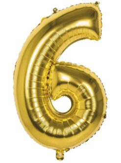 CFR6-6 Balon Cifra 6 Gold