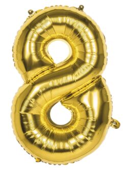 CFR6-8 Balon Cifra 8 Gold