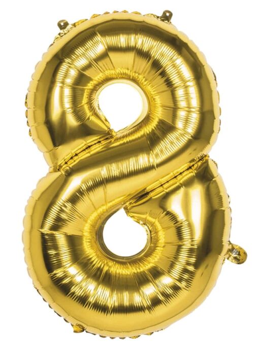 CFR6-8 Balon Cifra 8 Gold