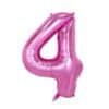 CFR7-4 Balon Cifra 4 Roz