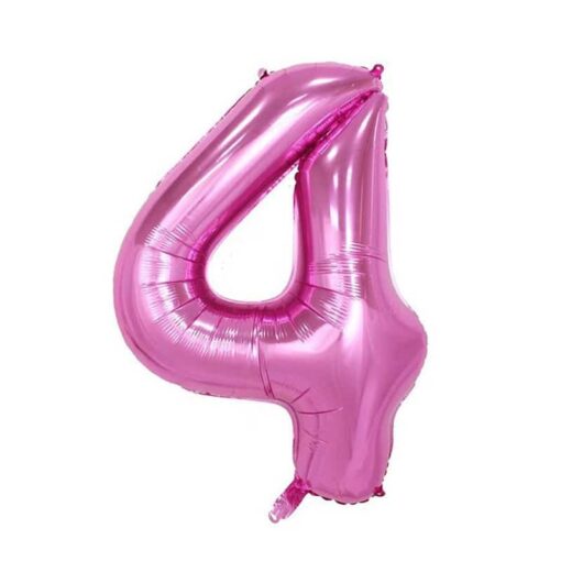 CFR7-4 Balon Cifra 4 Roz