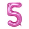 CFR7-5 Balon Cifra 5 Roz