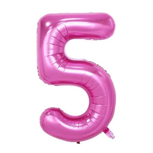 CFR7-5 Balon Cifra 5 Roz