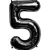 CFR9-5 Balon Cifra 5 Negru