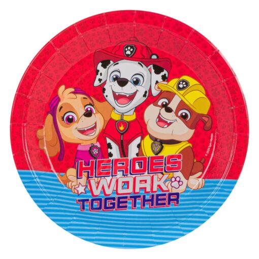 FRF8 Set 6 Farfurii Patrula Catelusilor - Paw Patrol