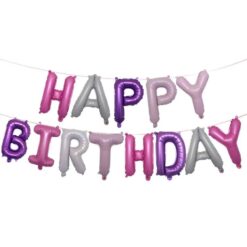 HB4 Set Litere Candy Asortate Happy Birthday