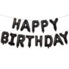 HB5 Set Litere Negre Happy Birthday