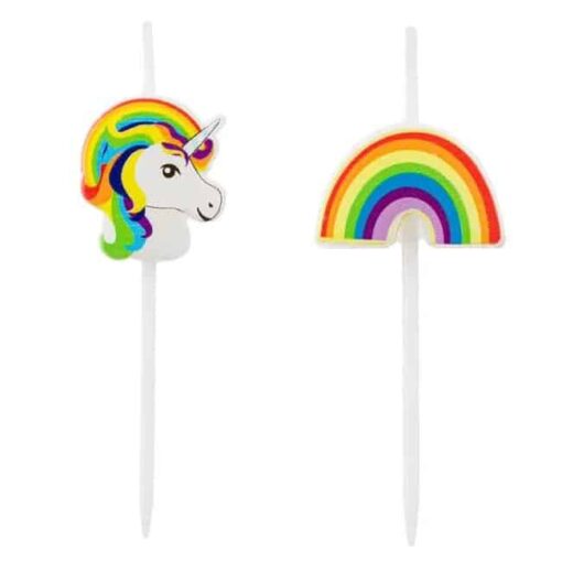 LMR5 Set 5 Lumanari Unicorn si Curcubeu - imagine 2