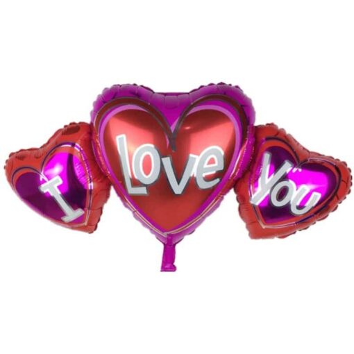 LOV26 Balon inimi "I love You"