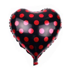 LOV41 Balon inima cu buline