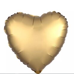 LOV42-7 Balon inima Gold Satin